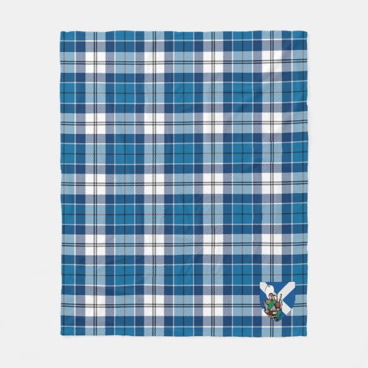 Scott Strathclyde District Tartan Kariert Fleecedecke (Vorderseite)
