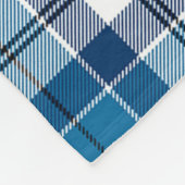 Scott Strathclyde District Tartan Kariert Fleecedecke (Ecke)