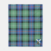Scott Sutherland Altes antikes Tartan Kariert Fleecedecke (Vorderseite)