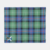 Scott Sutherland Altes antikes Tartan Kariert Fleecedecke (Vorderseite (Horizontal))