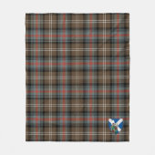 Scott Sutherland Weathered Tartan Kariert Fleecedecke (Vorderseite)
