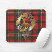 Scott Tartan & Abzeichen Mousepad (Mit Mouse)