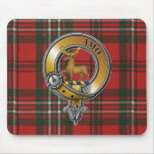 Scott Tartan & Abzeichen Mousepad (Vorne)