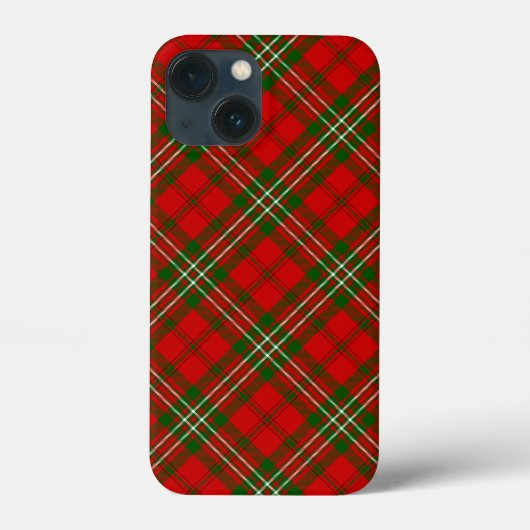 Scott Tartan Rot kariert Case-Mate iPhone Hülle (Rückseite)