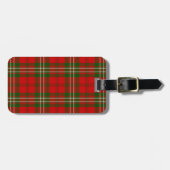 Scott Tartan Rot kariert Gepäckanhänger (Vorderseite horizontal)