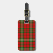 Scott Tartan Rot kariert Gepäckanhänger (Vorderseite vertikal)