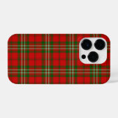 Scott Tartan Rot kariert iPhone Hülle (Rückseite (Horizontal))