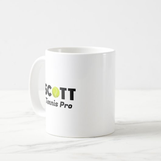 Scott Tennis Kaffeetasse (Vorderseite Links)