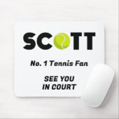 Scott Tennis Mousepad (Mit Mouse)