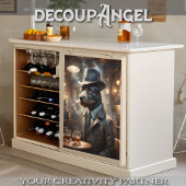 Scott Terrier Dog - Decoupage - Seidenpapier