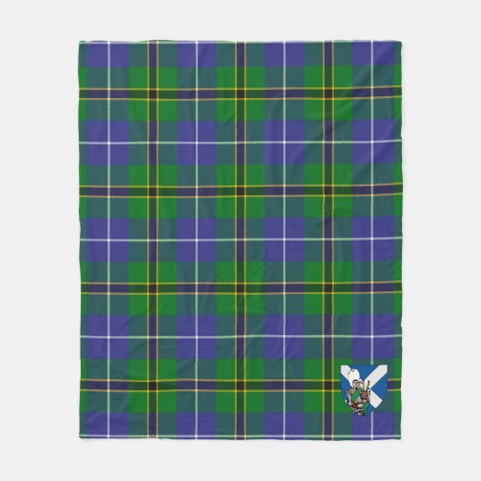 Scott Turnbull Jagd Tartan Kariert Fleecedecke (Vorderseite)