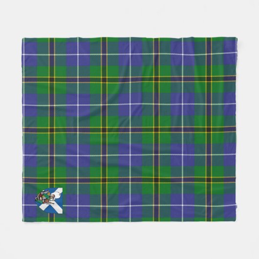 Scott Turnbull Jagd Tartan Kariert Fleecedecke (Vorderseite (Horizontal))