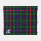 Scott Urquhart Modern Tartan Kariert Fleecedecke (Vorderseite (Horizontal))