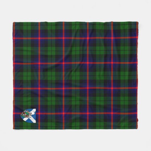Scott Urquhart Modern Tartan Kariert Fleecedecke (Vorderseite (Horizontal))