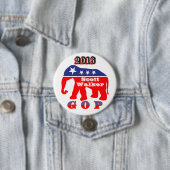 Scott Walker 2016 - Roter, Weißer & Blauer Elefant Button (Beispiel)