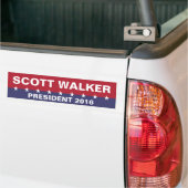 SCOTT WALKER für den Präsidenten 2016 Autoaufkleber (Auf Lkw)