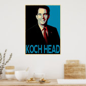 Scott Walker — Koch Head Poster (Küche)