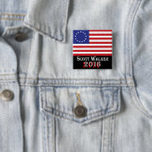 Scott-Wanderer 2016 - Flagge Betsy Ross 13-Star US Button (Beispiel)