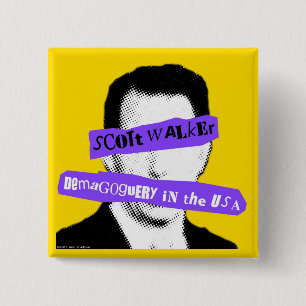 Scott-Wanderer-Demagogie in den USA Button