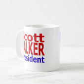 Scott-Wanderer für Präsidenten Coffee Mug Kaffeetasse (Vorderseite Links)