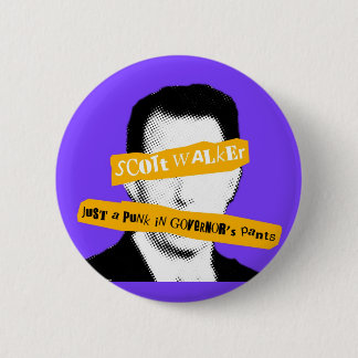 Scott-Wanderer gerade ein Punk in den Hosen des Button