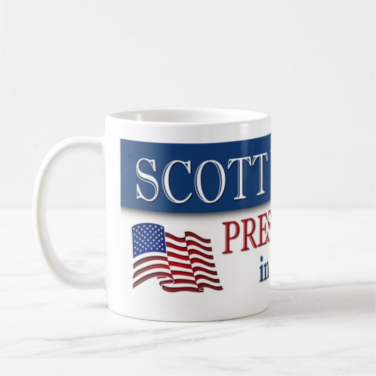 Scott-Wanderer-Präsident 2016 Kaffeetasse (Links)