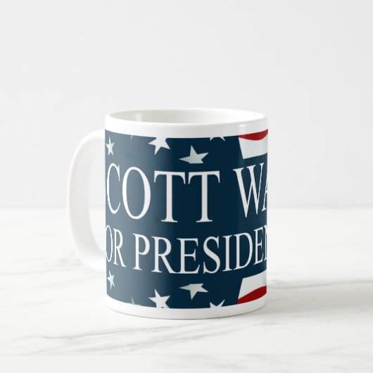 Scott-Wanderer-Präsident 2016 Kaffeetasse (Vorderseite Links)