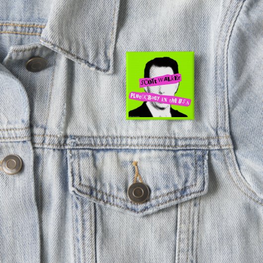 Scott-WandererPlutocracy in den USA Button (Beispiel)