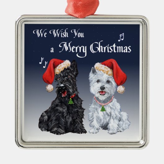 Scottie and Westie Ornament (Vorne)