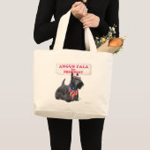 Scottie Angus Fala für Präsident Jumbo Stoffbeutel (Vorderseite (Produkt))