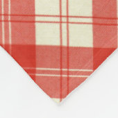 Scottie auf Tartan Fleecedecke (Ecke)