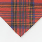 Scottie auf Tartan Fleecedecke (Ecke)
