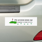 Scottie Autoaufkleber (Auf Auto)