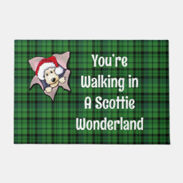 Scottie BLAST Christmas Strumpf Fußmatte