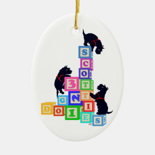 Scottie Blöcke !! Keramikornament