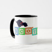 Scottie Blöcke !! Tasse (Vorderseite Links)