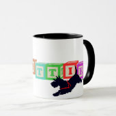 Scottie Blöcke !! Tasse (VorderseiteRechts)