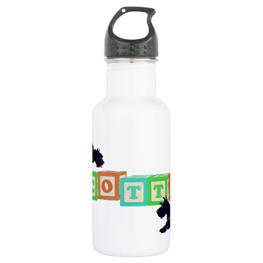 Scottie Blöcke !! Trinkflasche (Vorderseite)