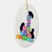 Scottie Blocks! Keramikornament (Rechts)