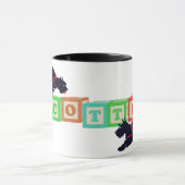 Scottie Blocks! Tasse (Zentrum)