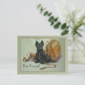 Scottie Bon Voyage Postcard Postkarte (Stehend Vorderseite)