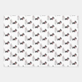 Scottie Christmas Geschenkpapier Set (Vorderseite)