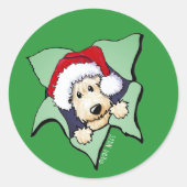 Scottie Christmas Stickers (Vorderseite)