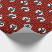Scottie Christmas Wrapping Paper Geschenkpapier (Ecke)