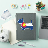 Scottie Colorado Flag Aufkleber (iPad Hülle)