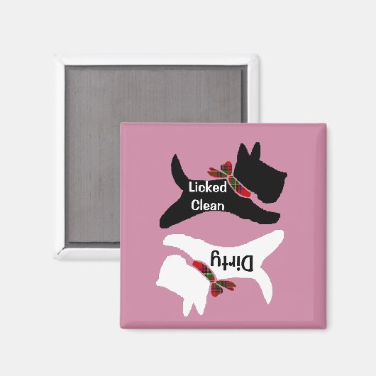 Scottie Dishwasher Magnet Personalize (Vorderseite/Rückseite)