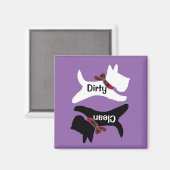 Scottie Dishwasher Magnet Personalize (Vorderseite/Rückseite)