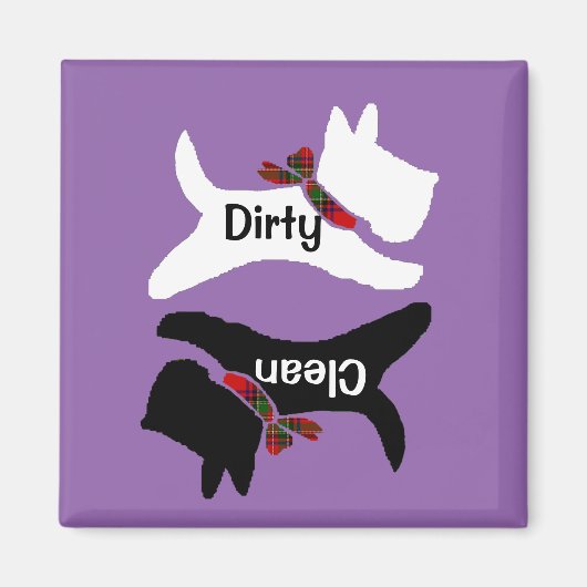 Scottie Dishwasher Magnet Personalize (Vorne)