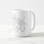Scottie Dog Angel Kaffeetasse (VorderseiteRechts)