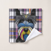 Scottie Dog Badhandtuch Set (Waschlappen)